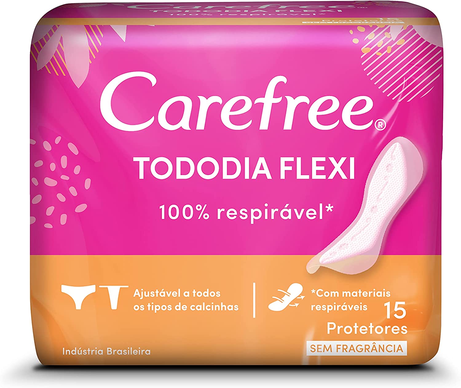 Absorvente Carefree Todo Dia Flexi 15 unidades