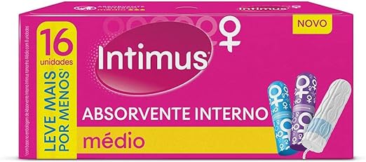 Absorvente Interno Intimus Médio 16 unidades