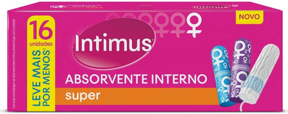 Absorvente Interno Intimus Super 16 unidades