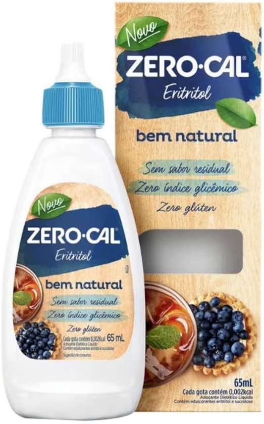 Adoçante Zero-Cal Eritritol Líquido 65ml