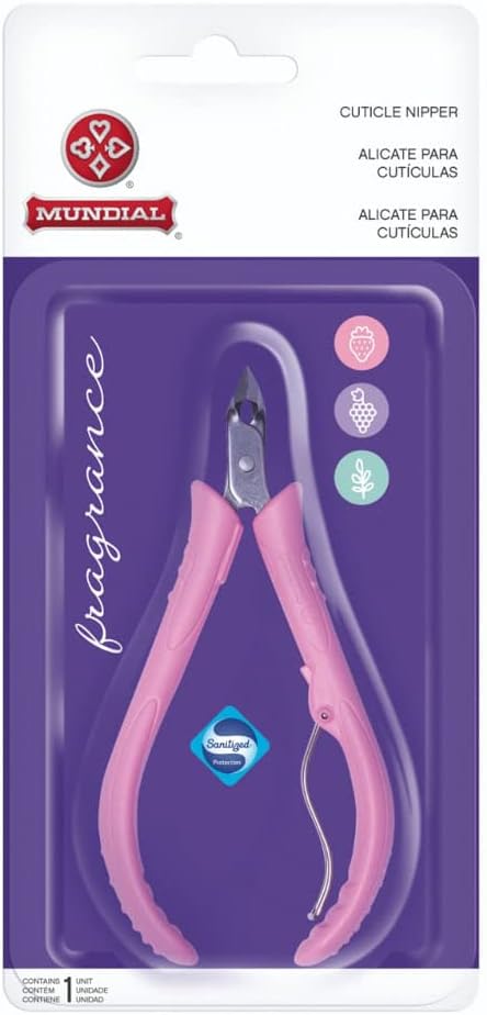 Alicate Cutícula Flex Frag Rosa Mundial