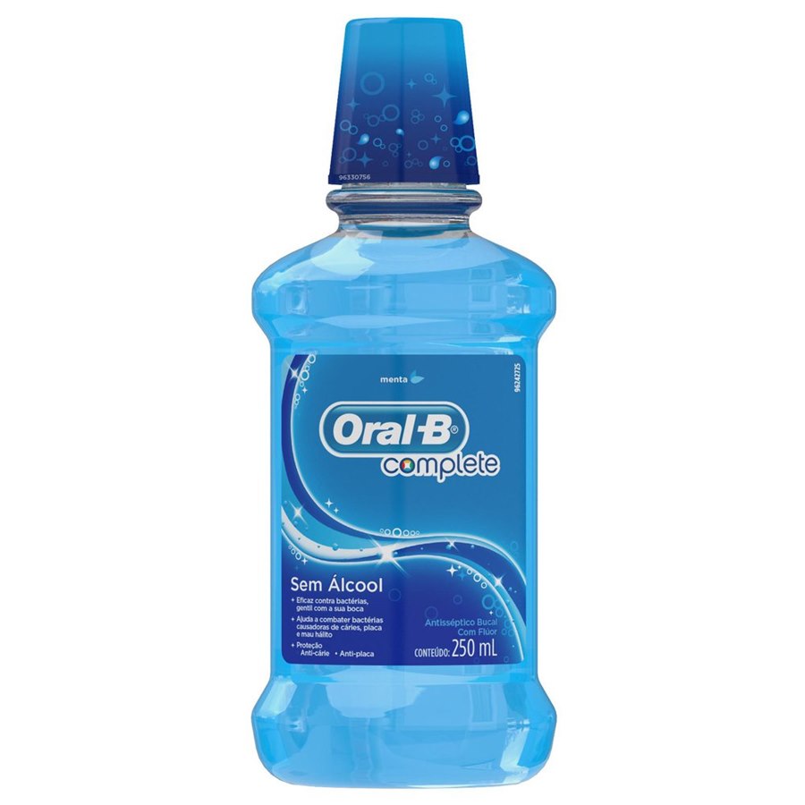 Antisséptico Bucal Oral-B Complete Menta Refrescante 250ml
