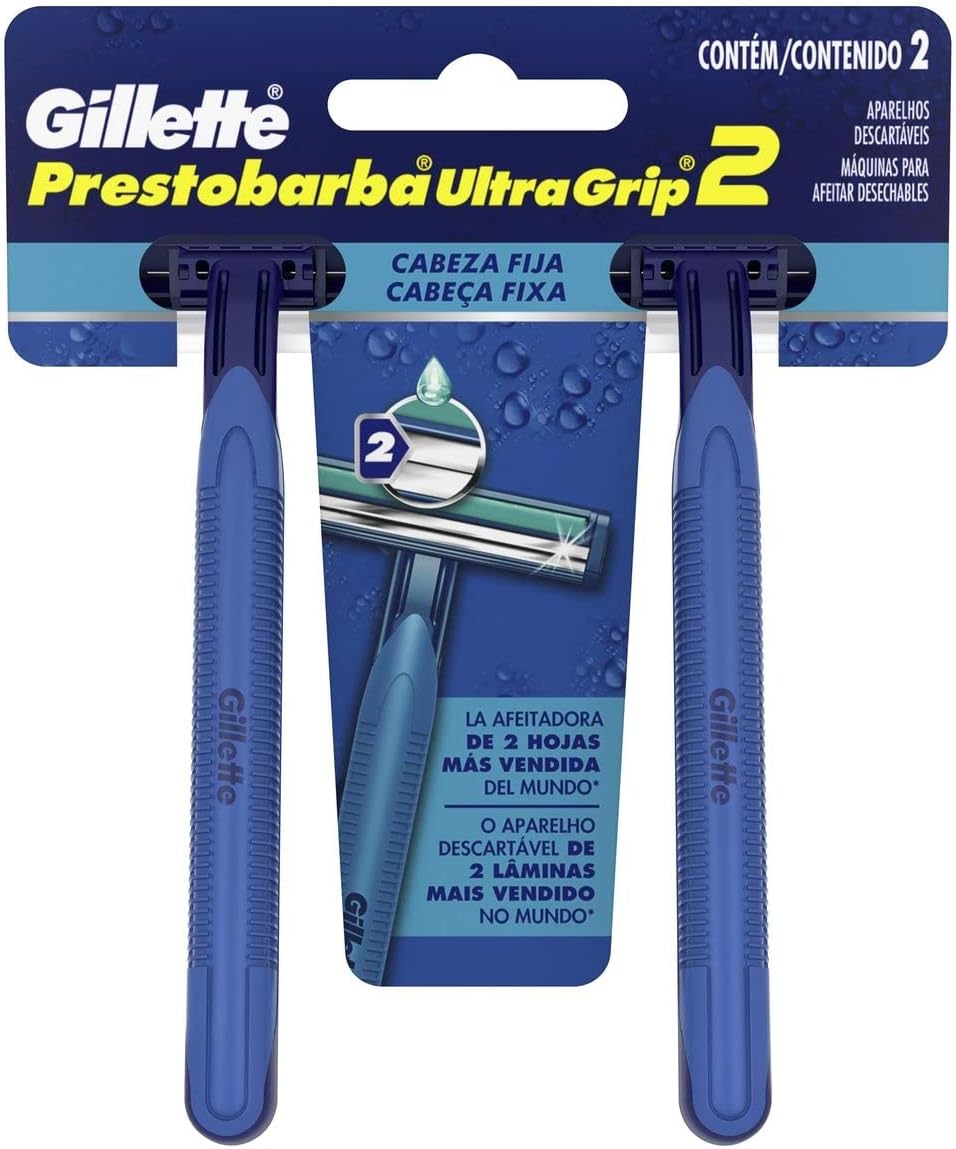 Aparelho Prestobarba Gillette Máximo Controle 2 unidades