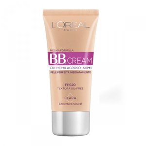 BB Cream L'Oréal 5 em 1 FPS20 para Pele Clara 30ml