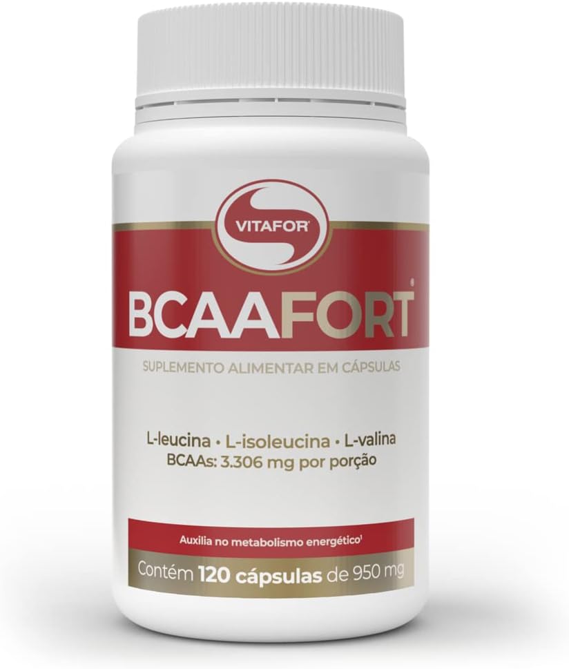 BCAA Vitafor BCAAFort 950mg 120 cápsulas