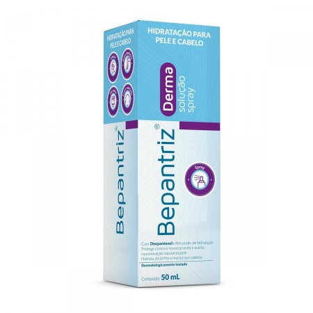 Bepantriz Derma Pele e Cabelo Solução Spray 50ml