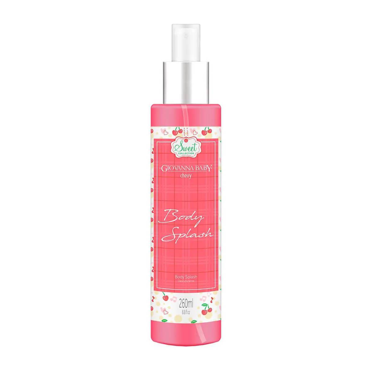 Body Splash Desodorante Corporal Giovanna Baby Cherry 260ml