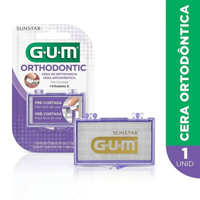 Cera Ortodôntica GUM Pre-Cortada Neutra 5 barras