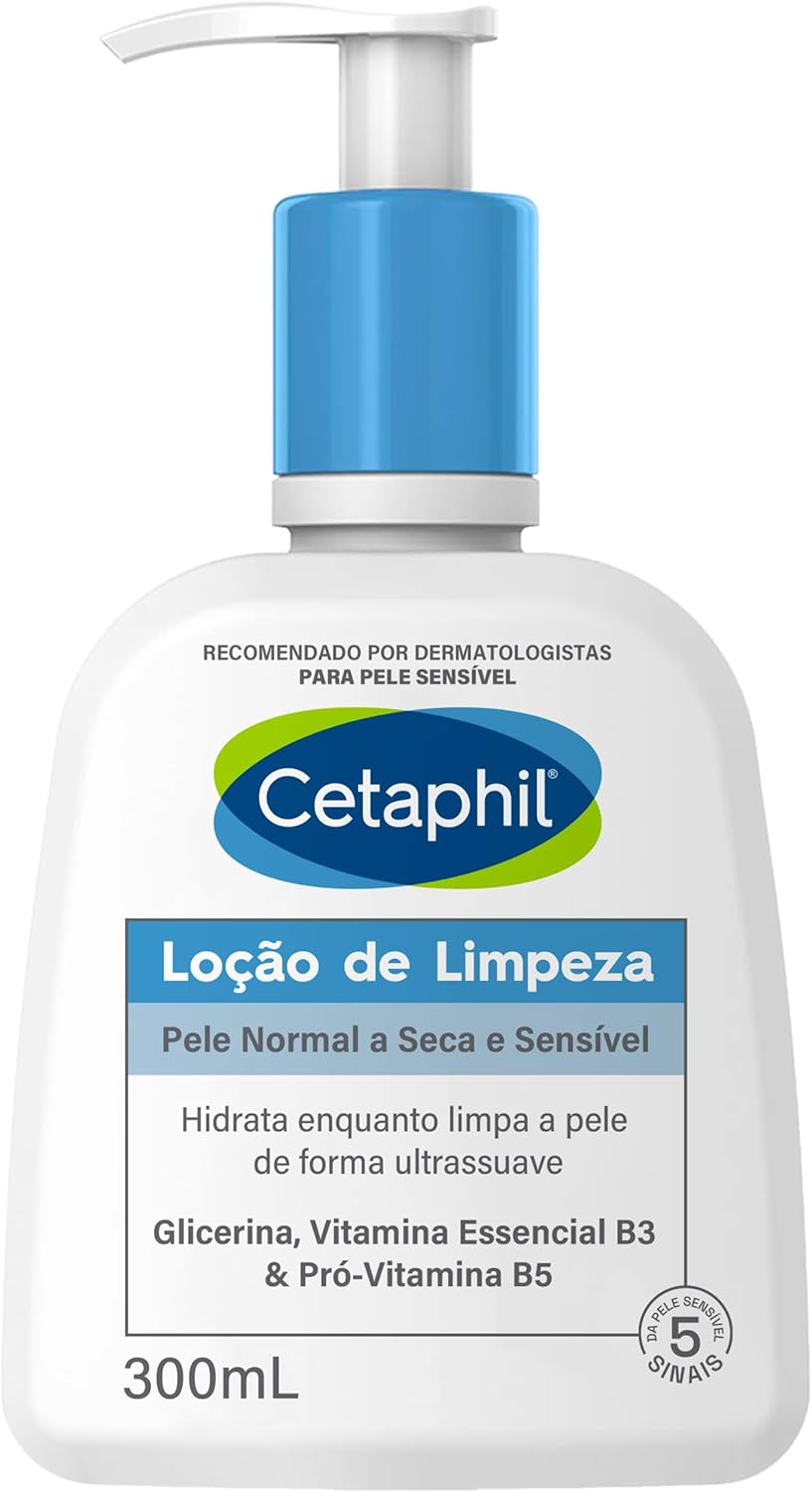 Cetaphil Loção de Limpeza Facial Pele Seca e Sensível 300ml