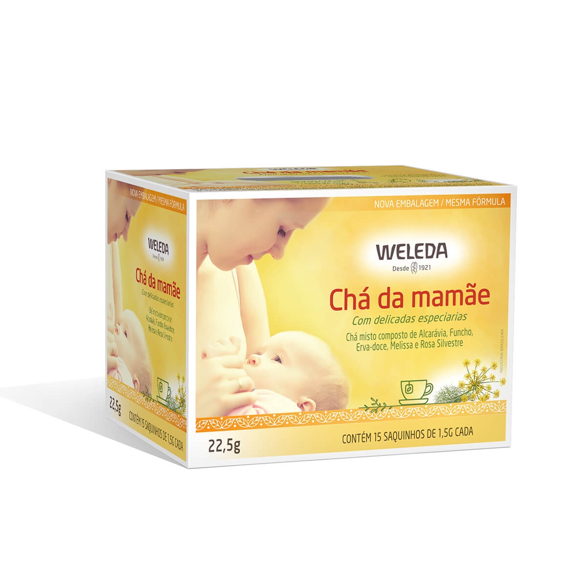 Chá da Mamãe para Amamentação Weleda 15 sachês