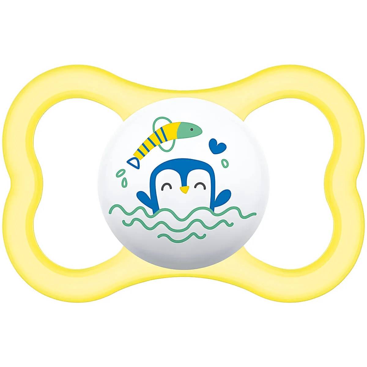 Chupeta MAM Air 6+ Meses Amarela 1 unidade