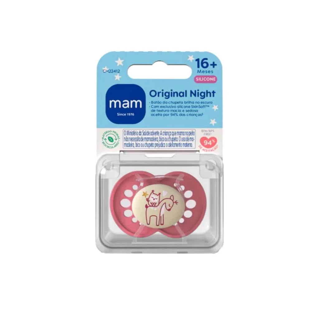 Chupeta MAM Original Night Brilha no Escuro 16+ meses CH22412