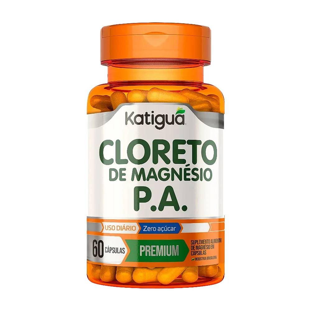Cloreto de Magnésio P.A Katiguá 60 cápsulas