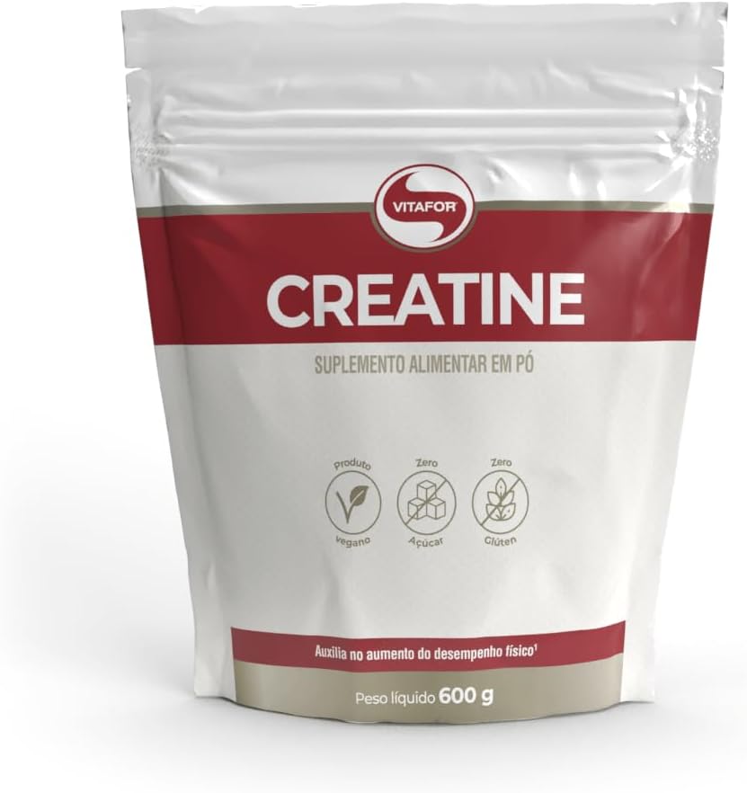 Creatine Creatina Monohidratada Pouch Vitafor 600g