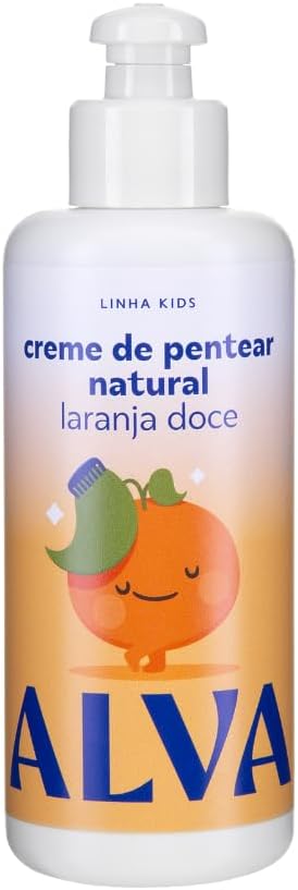 Creme de Pentear Infantil Laranja Doce e Baunilha Alva 160ml