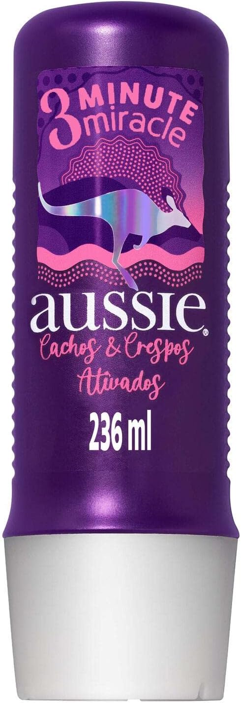 Creme de Tratamento Aussie 3 Minutos Milagrosos Cachos e Crespos 236ml