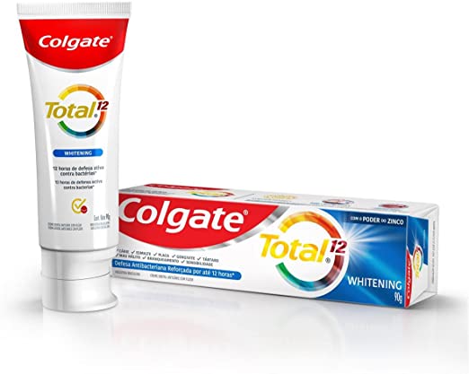 Creme Dental Colgate Total 12 Whitening 90g