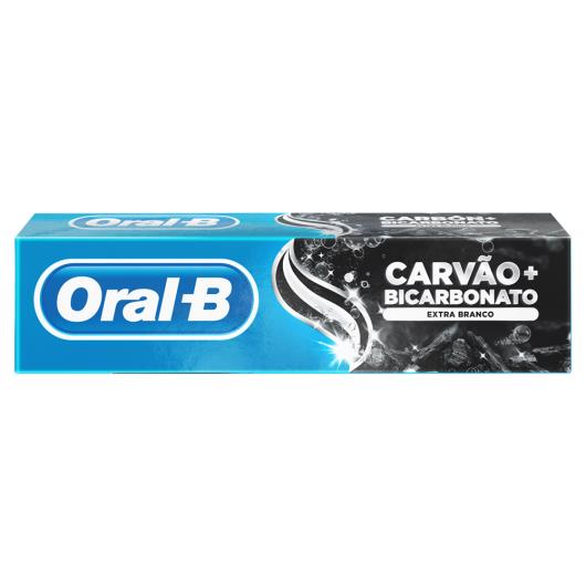 Creme Dental Extrabranco Carvão e Bicarbonato Oral-B 70g