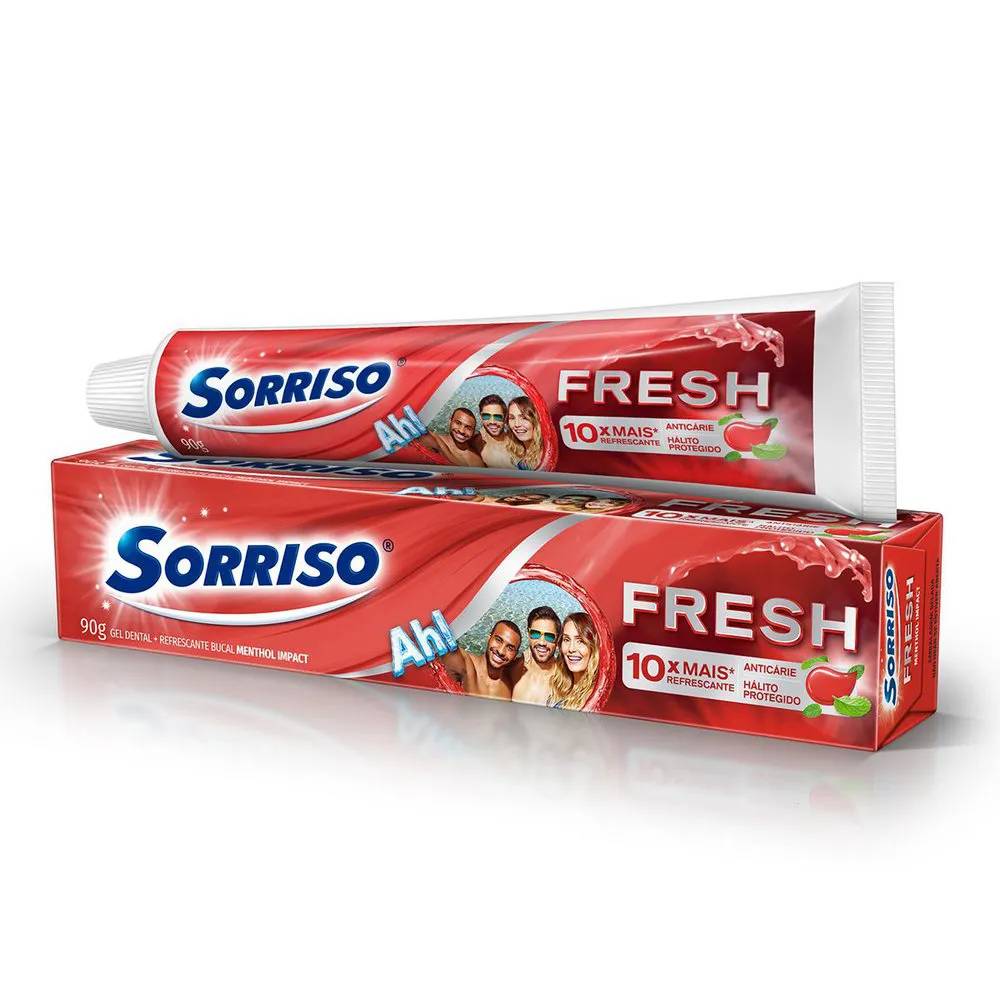 Creme Dental Sorriso Fresh Menthol Impact 90g