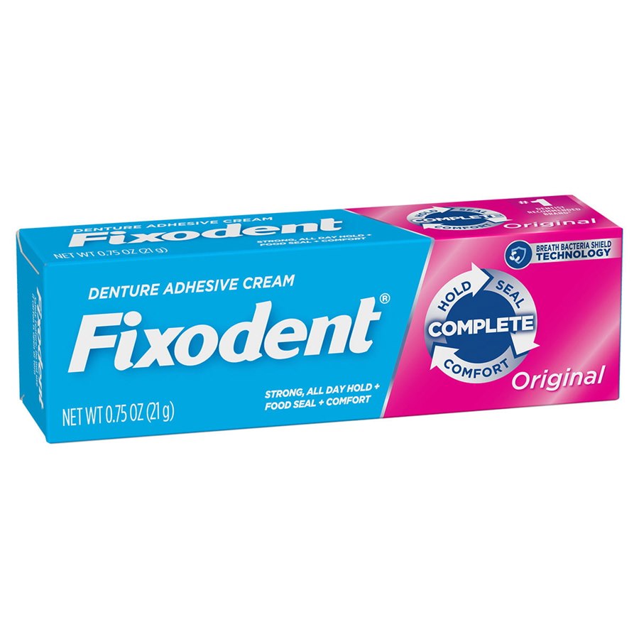 Creme Fixador de Dentadura Fixodent Original 21g