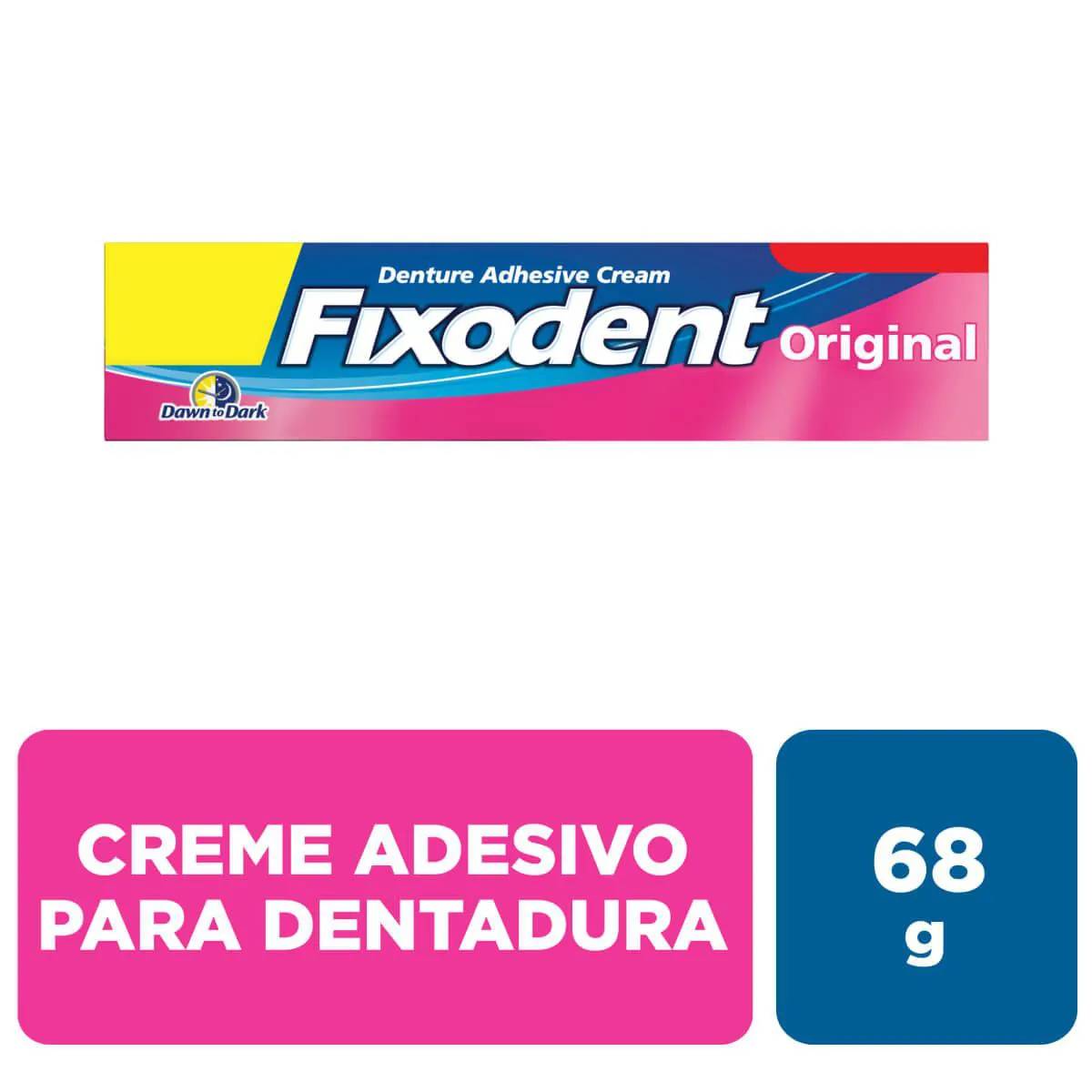 Creme Fixador de Dentadura Fixodent Original 68g