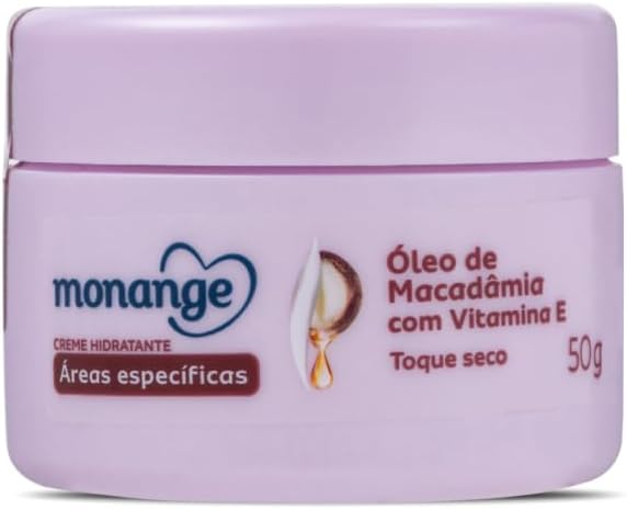 Creme Hidratante Monange Áreas Específicas Óleo de Macadâmia 50g