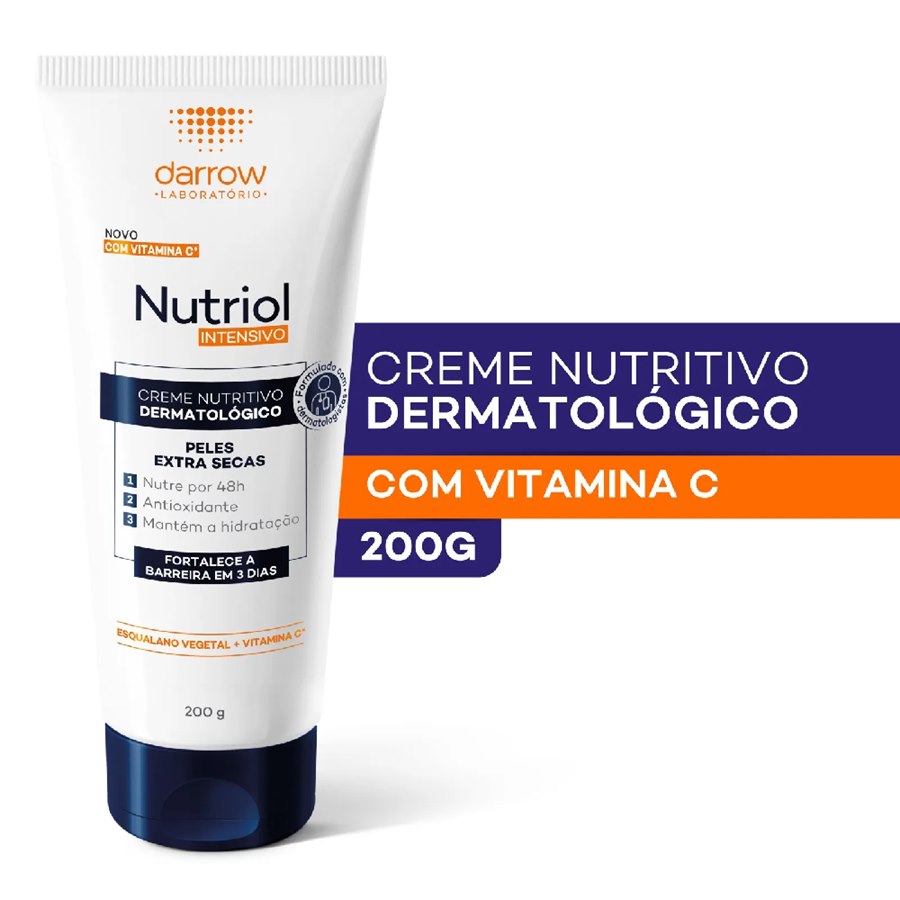 Creme Hidratante Nutritivo Corporal Nutriol Intensivo 200g