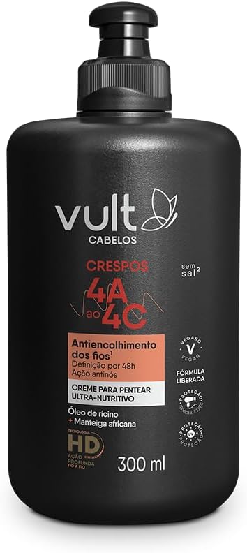 Creme Para Pentear Vult Crespos 4A ao 4C 300ml