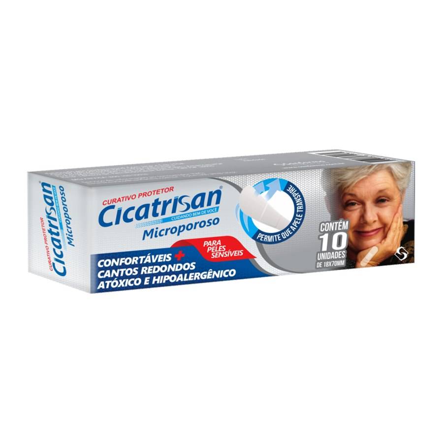 Curativo Cicatrisan Microporoso 10 unidades