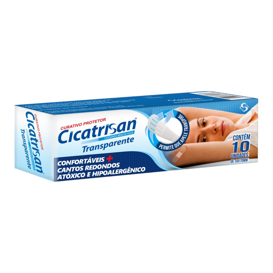 Curativo Cicatrisan Transparente 10 unidades