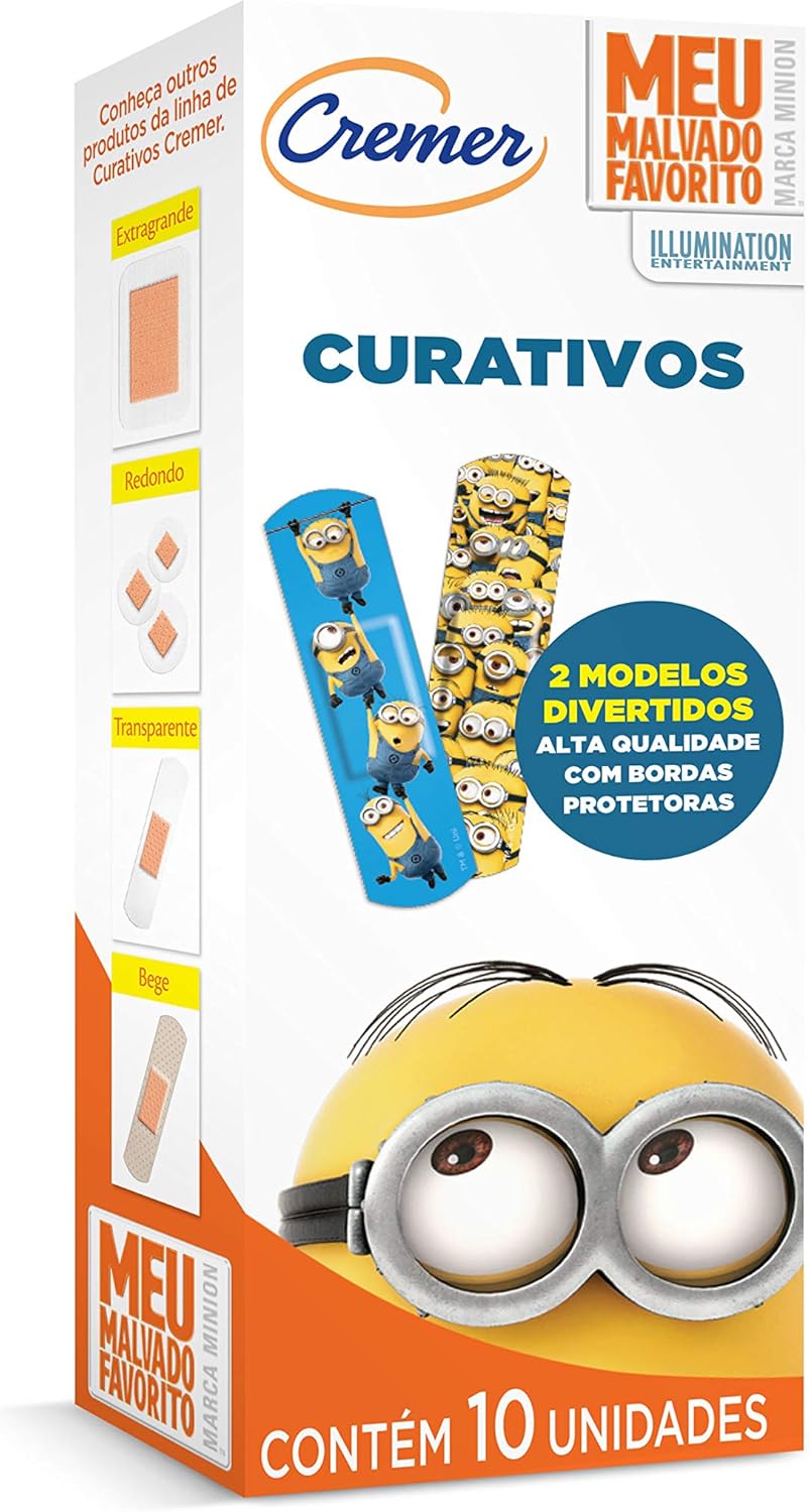 Curativo Infantil Cremer Minions 10 unidades