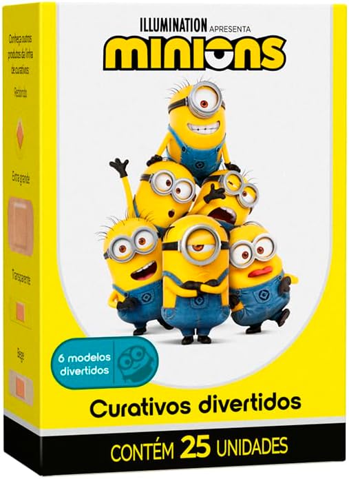 Curativo Infantil Cremer Minions 25 unidades