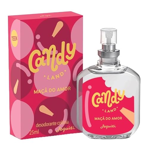 Deo Colônia Candy Land Maçã Do Amor Jequiti 25ml