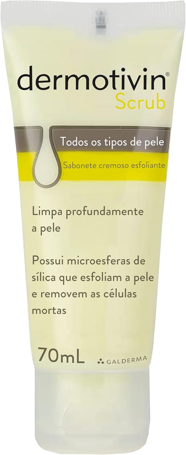 Dermotivin Scrub Sabonete Líquido Cremoso Esfoliante 60g