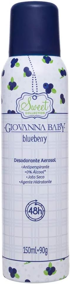Desodorante Aerosol Giovanna Baby Blueberry 150ml