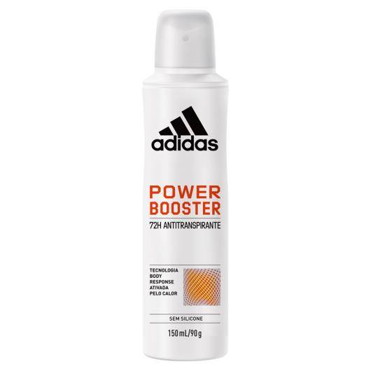 Desodorante Antitranspirante Aerosol Adidas Power Booster Feminino 72h 150ml