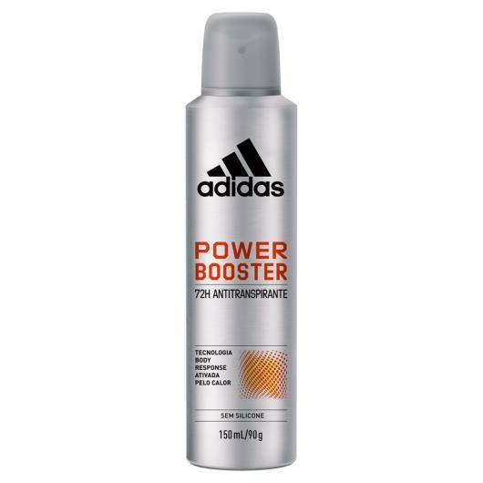 Desodorante Antitranspirante Aerosol Adidas Power Booster Masculino 72h 150ml