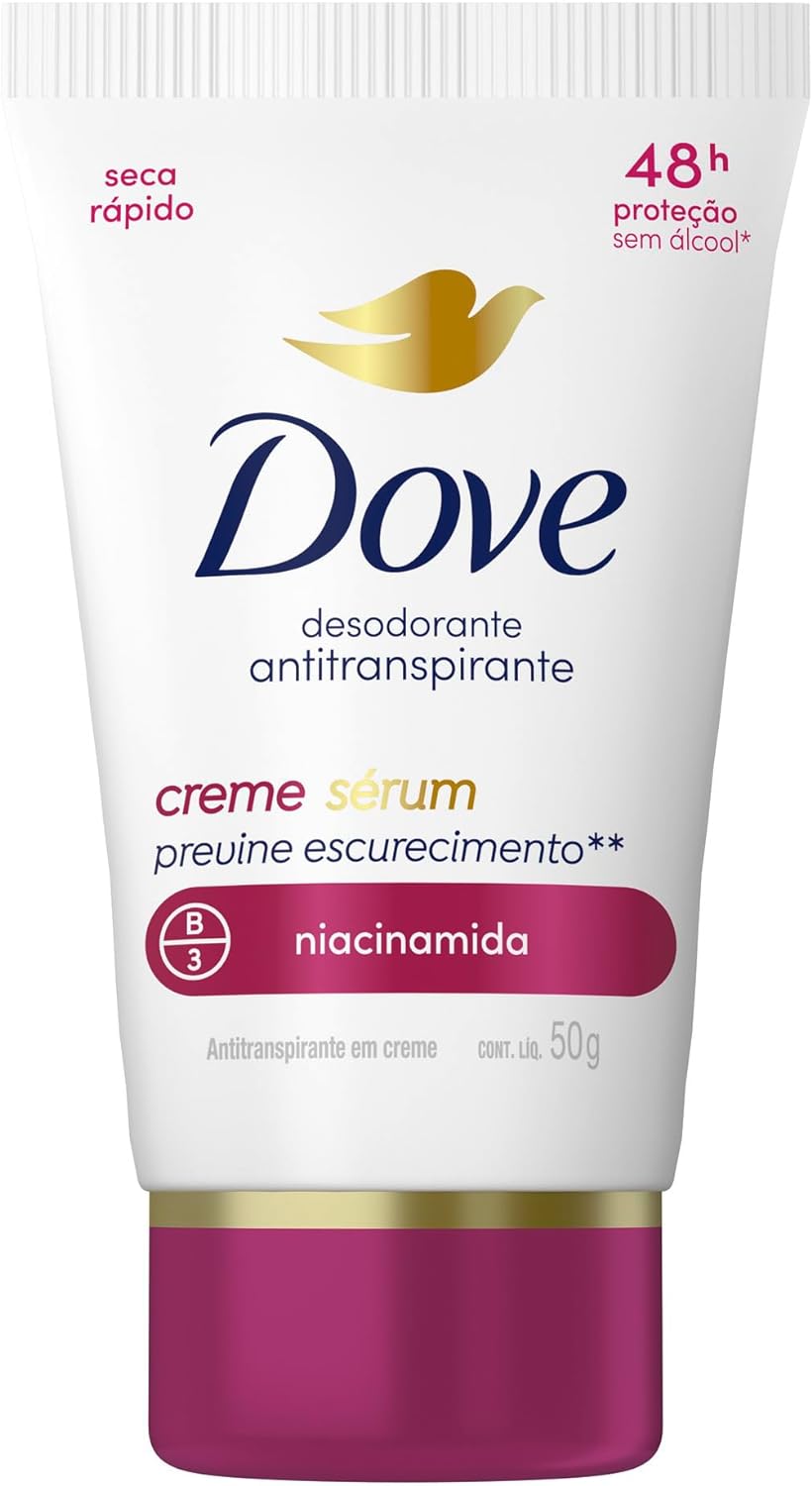 Desodorante Antitranspirante Creme Dove Creme Sérum Feminino 48h Niacinamida 50g