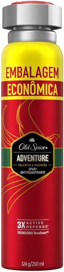 Desodorante Antitranspirante Masculino Old Spice Adventure spray 200ml
