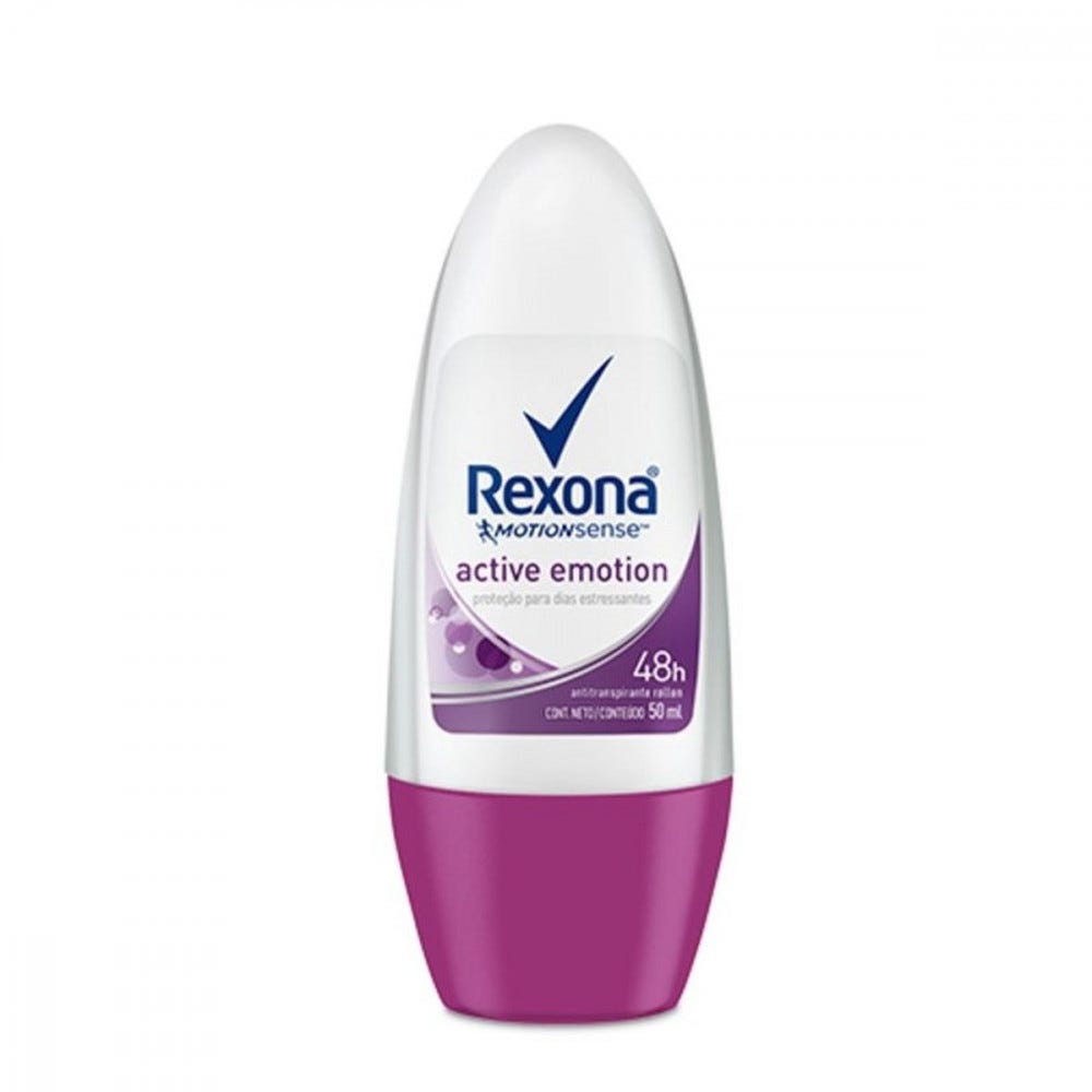 Desodorante Antitranspirante Roll-On Rexona Active Emotion 50ml