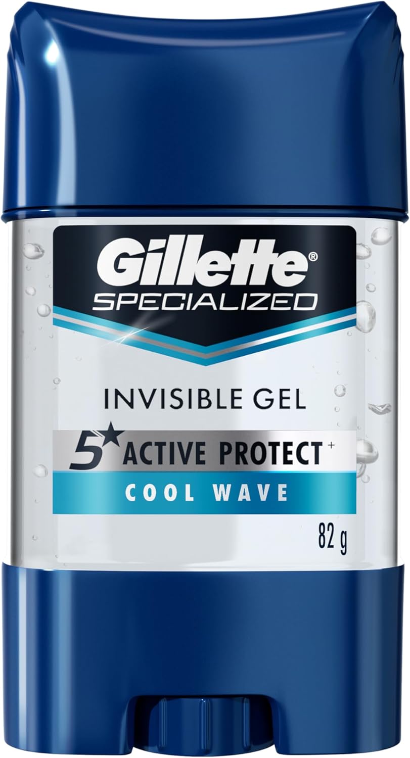 Desodorante Antitranspirante Twits Stick Gel Gillete Specialized Cool Wave Masculino 48h 82g