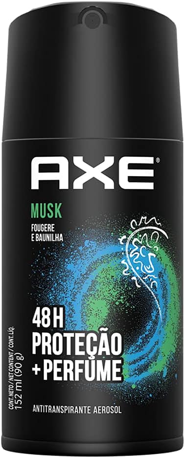 Desodorante Axe Musk Aerossol Antitranspirante 48H 152ml