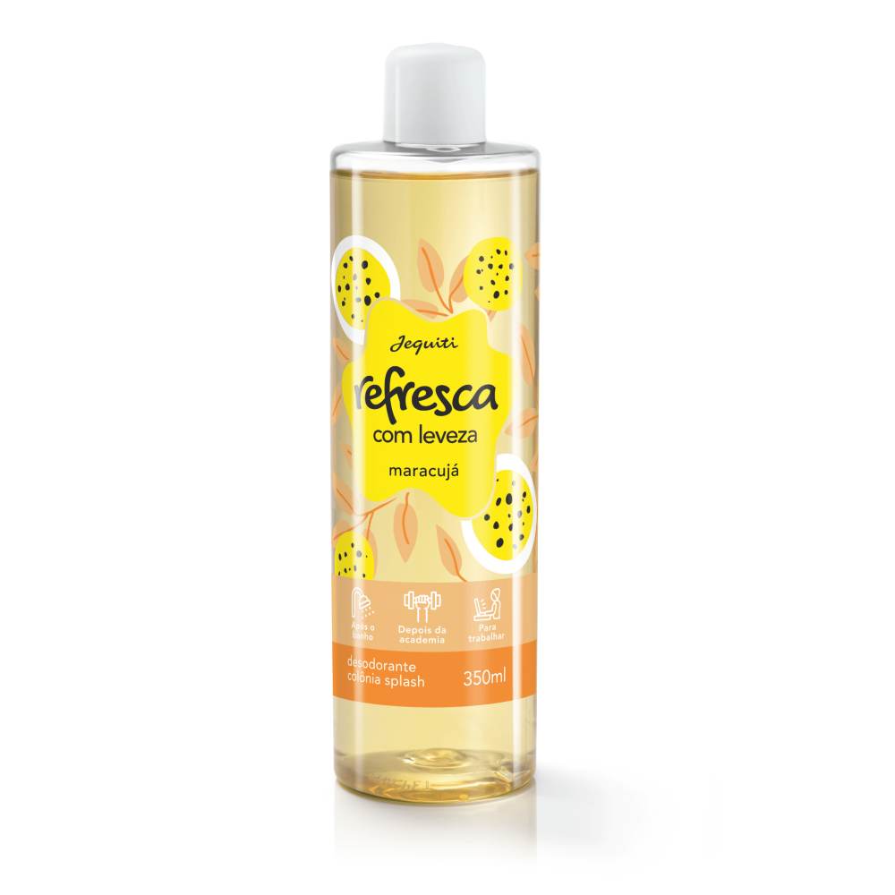Desodorante Colônia Splash Jequiti Refresca Com Leveza Maracujá 350ml