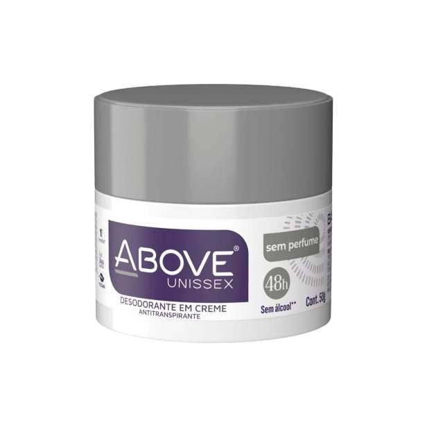 Desodorante Creme Above Classic Sem Perfume 50g