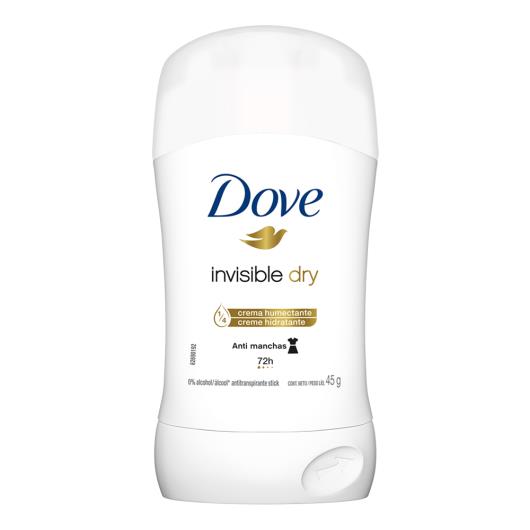 Desodorante em Barra Dove Invisible Dry 72h Antitranspirante 45g
