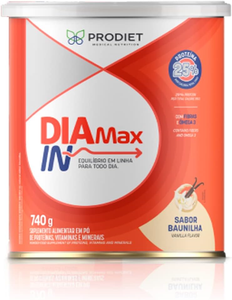 Diamax In Prodiet Sabor Baunilha 740g (VENCIMENTO 11/26)