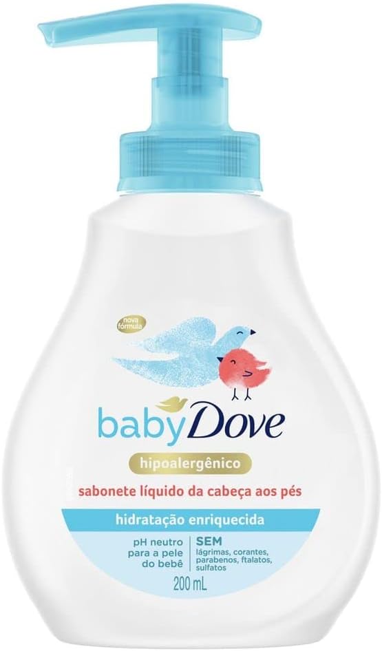 Dove Baby Sabonete Líquido Hidratação Enriquecida 200ml
