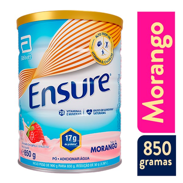 Ensure Morango Suplemento Nutricional 850g
