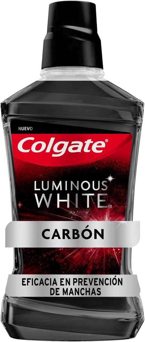 Enxaguante Bucal Colgate Luminous White Carvão 500ml