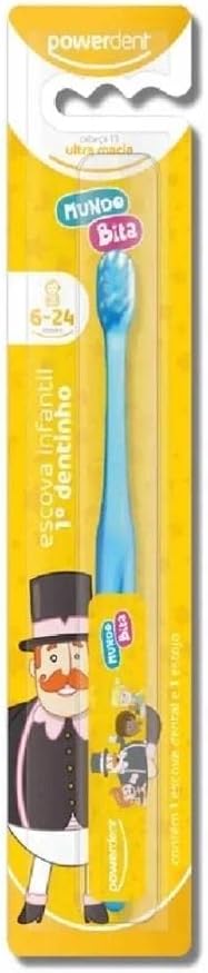 Escova de Dente Infantil Powerdent Mundo Bita 1° Dentinho 1 unidade
